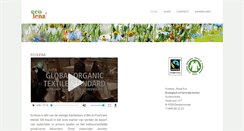 Desktop Screenshot of ecolena.be